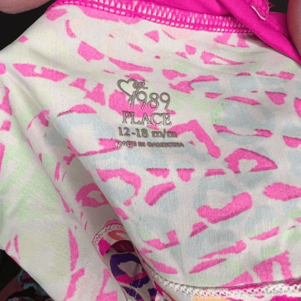 Bundle of baby girl swimsuits size 12 to 18 months